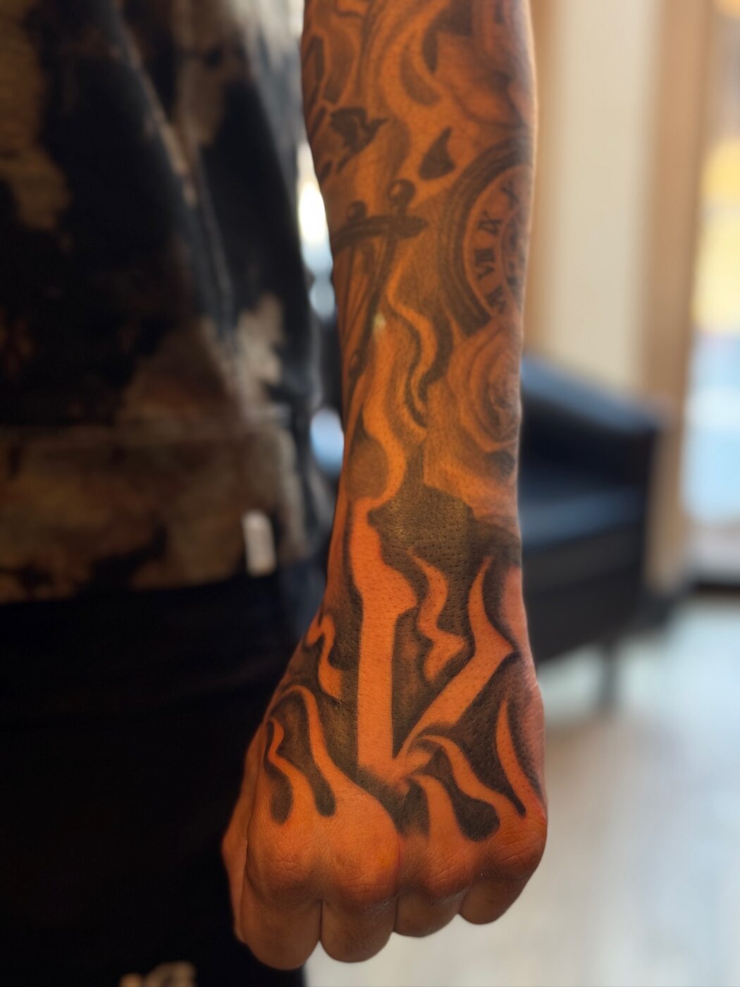 Lettering tattoo by Abel